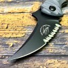 Нож складной Bastinelli Creations BAS18G Mako Folder, PartSerrated Blade, Gray Handle