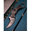 Нож складной Bastinelli Creations BAS18SZ Mako, Serrated Blade, Bronze Handle Нож складной Bastinelli Creations BAS18SZ Mako, Serrated Blade, Bronze Handle