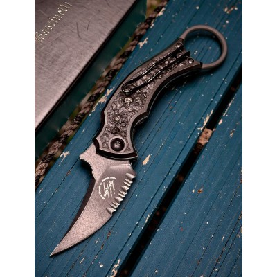 Нож складной Bastinelli Creations BAS18SZ Mako, Serrated Blade, Bronze Handle Нож складной Bastinelli Creations BAS18SZ Mako, Serrated Blade, Bronze Handle