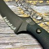 Нож Bastinelli Creations BAS206S Mako, Black Serrated Blade