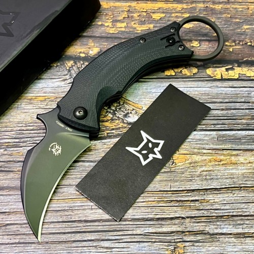 Нож складной Bastinelli Creations BAS210B Black Bird Folder, Black Blade