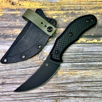 Нож Bastinelli Creations BAS233 Chopper, M390 Black Blade, Black G10 Handle Нож Bastinelli Creations BAS233 Chopper, M390 Black Blade, Black G10 Handle