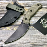 Нож Bastinelli Creations BAS233G Chopper, M390 Black Blade, OD Green G10 Handle Нож Bastinelli Creations BAS233G Chopper, M390 Black Blade, OD Green G10 Handle