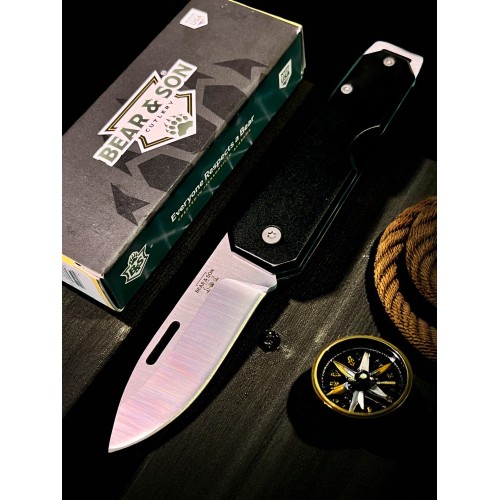 Нож складной Bear & Son BC110BK Large Slip Joint, Black Handle Нож складной Bear & Son BC110BK Large Slip Joint, Black Handle