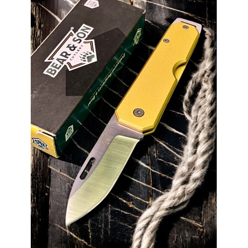 Нож складной Bear & Son BC110YW Large Slip Joint, Yellow Handle Нож складной Bear & Son BC110YW Large Slip Joint, Yellow Handle