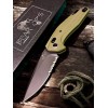 Нож складной Bear & Son BCAC2000G4BSR Katakt I, M390 Part Serrated Blade, OD Green Handle