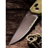 Нож складной Bear & Son BCAC2000G4BSR Katakt I, M390 Part Serrated Blade, OD Green Handle