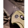 Нож складной Bear & Son BCAC2000G4BSR Katakt I, M390 Part Serrated Blade, OD Green Handle