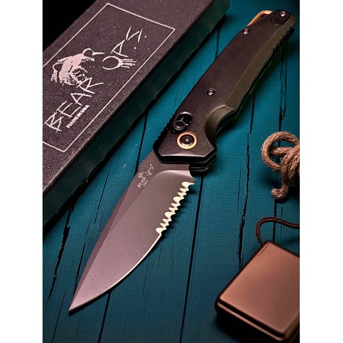 Нож складной Bear & Son BCAC2100ALBKBSR Katakt II, M390 Part Serrated Blade Нож складной Bear & Son BCAC2100ALBKBSR Katakt II, M390 Part Serrated Blade