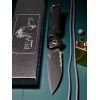 Нож складной Bear & Son BCAC2100ALBKBSR Katakt II, M390 Part Serrated Blade