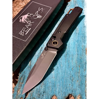 Нож складной Bear and Son BCMC1000ALBKB Nekama I, Black Handle