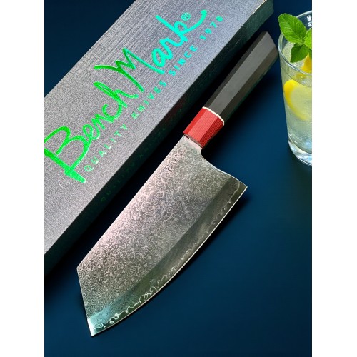 Нож BenchMark BMK130 Chopper Kitchen Knife, Damascus Blade