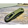 Нож складной Civivi C18062P-3 Button Lock Elementum II, Black Stonewashed Nitro-V Blade, OD Green G10 Handle