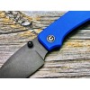 Нож складной Civivi C19068S-3 Baby Banter, Black Stonewashed Nitro-V Blade, Blue G10 Handle