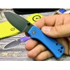 Нож складной Civivi C19068S-3 Baby Banter, Black Stonewashed Nitro-V Blade, Blue G10 Handle