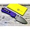 Нож складной Civivi C19068S-4 Baby Banter, Black Stonewashed Nitro-V Blade, Purple G10 Handle