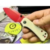 Нож складной Civivi C19068S-7 Baby Banter, Red Painted Nitro-V Blade, Ivory G10 Handle