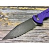 Нож складной Civivi C20038D-2 Cogent, Black Stonewashed Blade, Purple G10 Handle