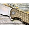 Нож складной Civivi C20039-2 Sinisys, Bead Blasted 14C28N Blade, Brown Burlap Micarta Handle