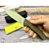Нож складной Civivi C20039-2 Sinisys, Bead Blasted 14C28N Blade, Brown Burlap Micarta Handle