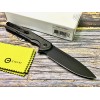 Нож складной Civivi C20060-3 Voltaic, Black Stonewashed 14C28N Blade, Black Steel Handle With Dark Green Micarta