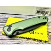 Нож складной Civivi C20076-5 Altus, Black Stonewashed Nitro-V Blade, Green Aluminum Handle