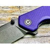 Нож складной Civivi C2023D Brazen, Black Stonewashed Tanto D2 Blade, Purple G10 Handle