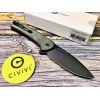 Нож складной Civivi C21006-2 Conspirator, Black Stonewashed Nitro-V Blade, Green Micarta Handle