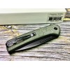 Нож складной Civivi C21006-2 Conspirator, Black Stonewashed Nitro-V Blade, Green Micarta Handle