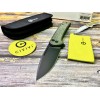 Нож складной Civivi C21006-2 Conspirator, Black Stonewashed Nitro-V Blade, Green Micarta Handle