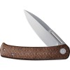 Нож складной Civivi C21025B-1 Cetos, Bead Blasted 14C28N Blade, Brown Micarta Coarse Presentation Handle