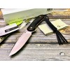 Нож Civivi C2104A Elementum, 10Cr15CoMoV Blade, Black / Red G10 Contoured Handle