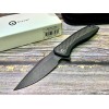 Нож складной Civivi C801I Baklash, Black Stonewashed Blade, Black G10 / Carbon Fiber Handle