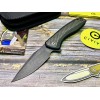 Нож складной Civivi C801I Baklash, Black Stonewashed Blade, Black G10 / Carbon Fiber Handle