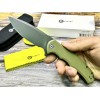 Нож складной Civivi C803F Praxis, Black Stonewashed 9Cr18MoV, OD Green G10 Handle