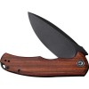 Нож складной Civivi C803H Praxis, Black Stonewashed 9Cr18MoV Blade, Cuibourtia Wood Handle