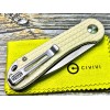 Нож складной Civivi C907A-3 Elementum, D2 Blade, Frag Patterned Ivory G10 Handle