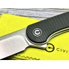 Нож складной Civivi C907A Elementum, Satin D2 Blade, Black G10 Handle