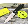 Нож складной Civivi C907D Elementum,  Satin Finished D2, Black Ebony Wood Handle