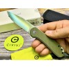 Нож складной Civivi C907E Elementum, Satin D2 Blade, Green G10 Handle