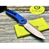 Нож складной Civivi C907F Elementum, Satin D2 Blade, Blue G10 Handle