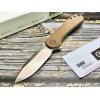 Нож складной Civivi C907M Elementum, Satin D2 Blade, Brown Micarta Handle
