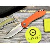 Нож складной Civivi C907R Elementum, Satin D2 Blade, Orange G10 Handle