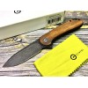 Нож складной Civivi C907U Elementum, Black Stonewashed D2 Blade, Cuibourtia Wood Handle