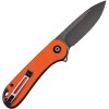 Нож складной Civivi C907Y Elementum, Black Stonewashed D2 Blade, Orange G10 Handle