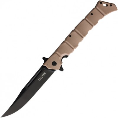 Нож складной Cold Steel CS20NQXDTBK Luzon, Large Black Blade, Desert Tan Handle