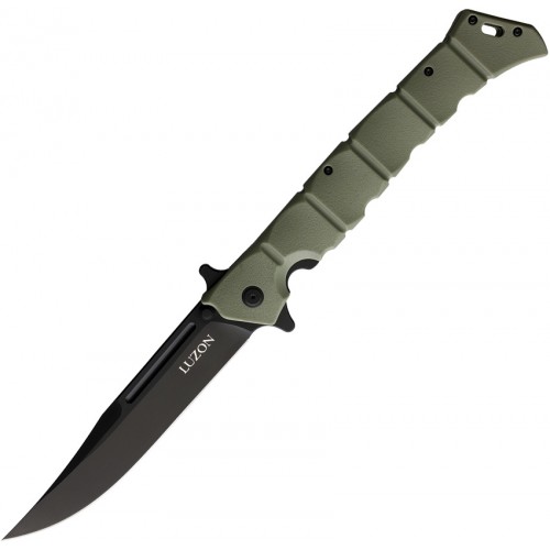 Нож складной Cold Steel CS20NQXODBK Luzon, Large Black Blade, OD Green Handle