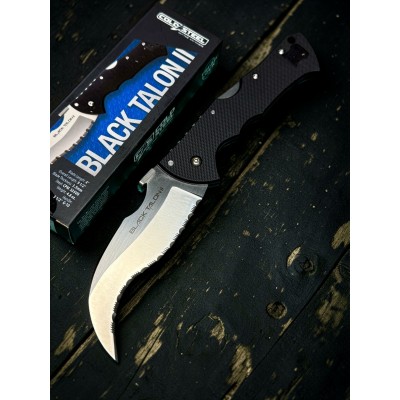 Нож складной Cold Steel CS22BS Black Talon II, Serrated Blade Нож складной Cold Steel CS22BS Black Talon II, Serrated Blade