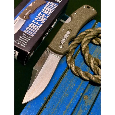 Нож складной Cold Steel Double Safe Hunter, OD Green Handle