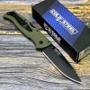 Нож складной Cold Steel CS26WDODBK Air Lite, Black Blade, OD Green Handle